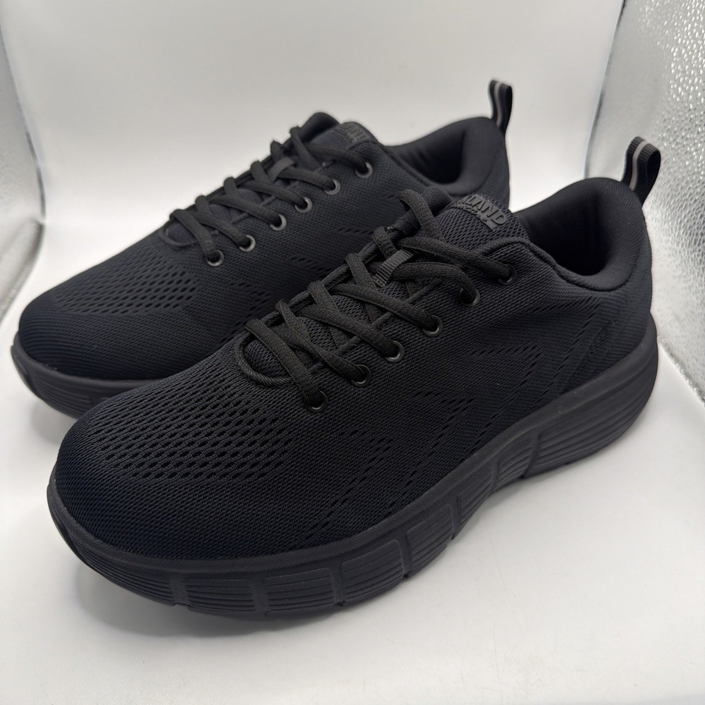 Kirkland Signature Men's Comfort Walker Shoes Black Size 8. New